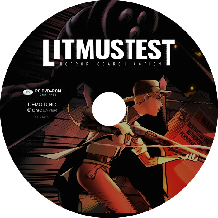 Litmustest printed disc